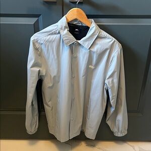 Obey Sky Blue Lightweight Coach Jacket